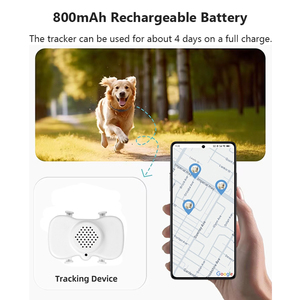 2025 mới OEM Cat Dog động vật <span class=keywords><strong>Mini</strong></span> <span class=keywords><strong>Tracker</strong></span> ngủ chuyển động Thiết bị theo dõi sức khỏe Màn hình Wifi <span class=keywords><strong>Bluetooth</strong></span> GPS cổ áo cho vật nuôi ngoài trời - Product Image 2