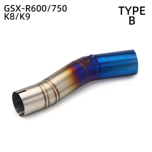 ท่อไอเสียรถจักรยานยนต์ขนาด 51 มม. ท่อเชื่อมต่อกลางสำหรับ Suzuki <span class=keywords><strong>GSXR</strong></span> <span class=keywords><strong>600</strong></span> 750 GSX-R600/750 รุ่น K8 <span class=keywords><strong>K9</strong></span> - Product Image 2