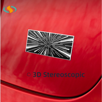Pour Tesla Model 3 Highland 2024+ Tunnel du temps et de l'espace, peinture personnalisée de carrosserie, autocollant logo de voiture, décoration, étiquette de marquage arrière