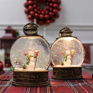 Vintage Christmas <b>Snow</b> <b>Globe</b> LED Lighted Water Ball Ornament <b>Battery</b> <b>Operated</b> PVC Material Gift Home Holiday Decoration - Product Image 5