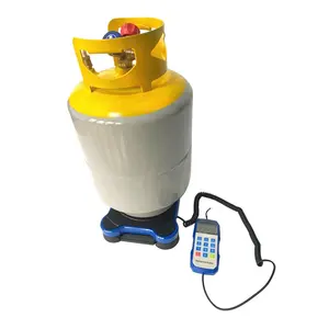 Bouteille de gaz vide rechargeable de réfrigérant de haute qualité 13.6kg/22.7kg/40kg/100KG bouteille de réservoir de gaz vide avec vanne à bille