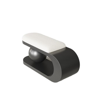 <b>Small</b> <b>Ornaments</b> Stool Storage Upholstered Oval Long Entryway Hallway Bedroom Luxury Modern Simplicity Metal Designer - Product Image 1