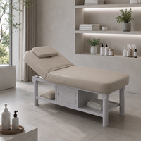 Table de Soin Esthétique Professionnelle Manuelle avec Design Ergonomique en Cuir PU Imperméable pour Salons de Beauté, Spas et Cliniques – Vente en Gros