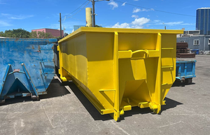 Contenedor elevador con gancho de acero grande para soluciones de eliminación de residuos de servicio pesado y basurero de construcción - Product Image 5