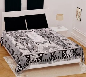 Drap de lit king size tissé, tissu de literie doux et confortable pour la maison, la chambre à coucher, l'hôtel, la chambre d'hôtes et l'usage quotidien - Product Image 1