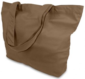 Sac à provisions fourre-tout en coton personnalisé sac fourre-tout en toile acceptant le logo personnalisé - Product Image 5