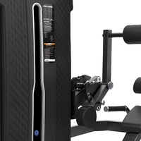 Machine à extensions dorsales commerciale à charges guidées en acier, presse lombaire, équipement d'entraînement de force pour salle de sport, unisexe, Jiewei JW-NP322