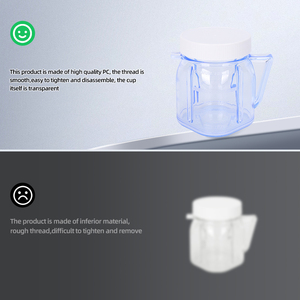 Repuestos para <span class=keywords><strong>licuadora</strong></span> de repuesto <span class=keywords><strong>mini</strong></span> tarro de plástico transparente de 1 taza para osterize - Product Image 5