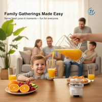 Blender pas cher, capacité 400 W, 1 litre, mixeur électrique pour aliments et fruits