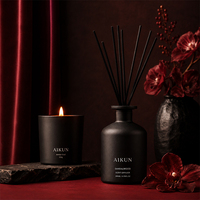 Coffret Cadeau Premium AKUN avec Logo Personnalisé, Diffuseur de Parfum sans Alcool pour Cadeau de Saison, Livraison Rapide