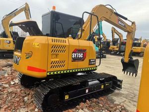 New Arrival Competitive Price Mini Chinese Excavator Sany SY75C <b>Small</b> Hydraulic Digger SY75C for Sale - Product Image 2