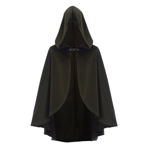 Capa con Capucha <span class=keywords><strong>para</strong></span> Adultos, <span class=keywords><strong>Disfraz</strong></span> <span class=keywords><strong>de</strong></span> <span class=keywords><strong>Bruja</strong></span>, Elfo, Mago, Pirata, Hobbit, Guardabosques, <span class=keywords><strong>Disfraz</strong></span> <span class=keywords><strong>de</strong></span> Robin Hood <span class=keywords><strong>para</strong></span> Halloween, Túnica, Chal <span class=keywords><strong>para</strong></span> Mujeres y Hombres - Product Image 4