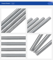 4.8 Grade Galvanized Threaded rod, Screw rod, Threaded bar, Full thread, Fhreaded screw, Bolt, Stud, M6, M8.