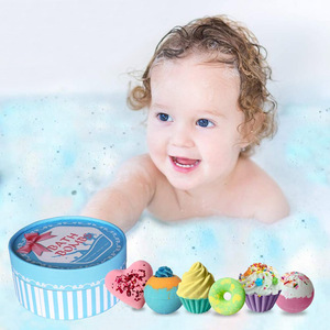 Bombes de bain OEM/ODM personnalisées de haute qualité, véganes, biologiques, au sel de soda, style mignon, colorées, lavables, forme variée, durée de conservation de 3 ans, coffret cadeau - Product Image 3