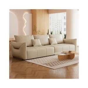Produsen penjualan langsung Italianis sapi desain tanduk Modular Sofa Lounge kombinasi Sofa apartemen Sofa
