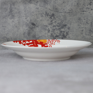 Juego de vajilla de porcelana china de hueso ligero y duradero, juegos de vajilla de esmalte reactivo mate, juego de cena de fiesta personalizado - Product Image 3