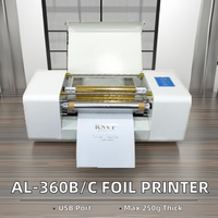 Haute qualité nouvelle AL-360B numérique/C livre bord doré feuille imprimante dorure Machine d'impression