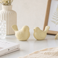 Sculpture d'oiseau abstraite imprimée en 3D, décoration géométrique moderne pour table, étagère de bureau, centre de table pour la maison ou le bureau, accent décoratif