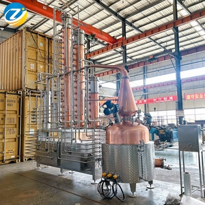 Equipo de Destilación en Columna de Cobre, Sistema de Destilería Todo en Uno para Producción de Ginebra, Vodka, Ron, Whisky, Brandy y Alcohol - Product Image 6
