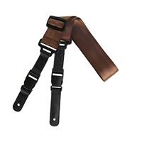 Sangle de guitare de ceinture de sécurité à dégagement rapide de haute qualité avec extrémités en cuir véritable pour les joueurs de guitare