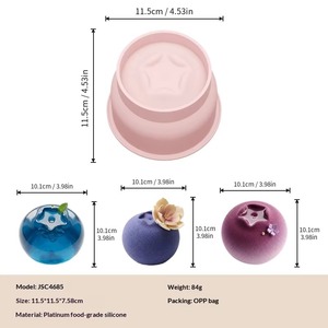 Molde de silicona 3D con forma de manzana, molde de silicona para fondant, molde para barra de chocolate, molde decorativo de silicona - Product Image 4