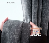 Produits prêts tout notre site Web quantité minimale de commande 1 rouleau Jacquard vague conception rideau matériel tissu