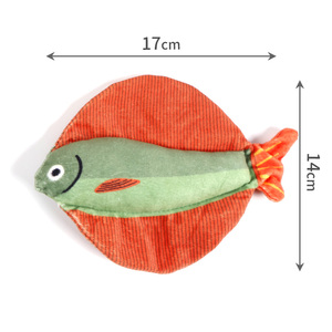 Explosión Venta caliente gato mascota juguetes de peluche simulación pescado hierba gatera mariscos pescado masticar mordedura burlas suministros para gatos - Product Image 2