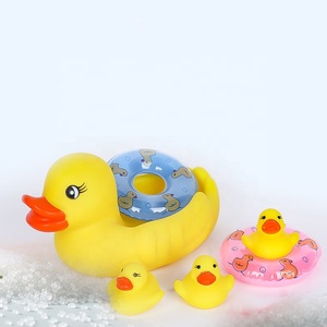 RTS piccolo galleggiante Mini anello di nuoto Set <span class=keywords><strong>da</strong></span> <span class=keywords><strong>bagno</strong></span> giocattolo galleggiante di gomma anatra giocattolo per il <span class=keywords><strong>bagno</strong></span> del bambino - Product Image 1