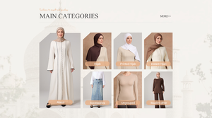 Ropa deportiva Conjunto de tres piezas Elegante cuello de manga larga para mujer Abaya musulmana transfronteriza Interior básico para Oriente Medio ODM suministrado - Product Image 5