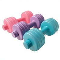Haltères remplissables d'eau transfrontaliers pour femmes – Équipement de fitness pour la maison, les voyages et l'extérieur – Kit d'entraînement des bras pour débutants – Remplissage à l'eau