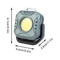 Linterna de Trabajo LED Portátil de Alta Luminosidad 500LM, Multifuncional, Magnética, Recargable, COB LED, Linterna de Llavero, Fabricante
