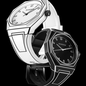 Reloj de Cuarzo para Hombre Besseron Personalizado con su Logotipo, Miyota, Correa de Silicona, Resistente al Agua, Diseño Nuevo y Elegante - Product Image 1