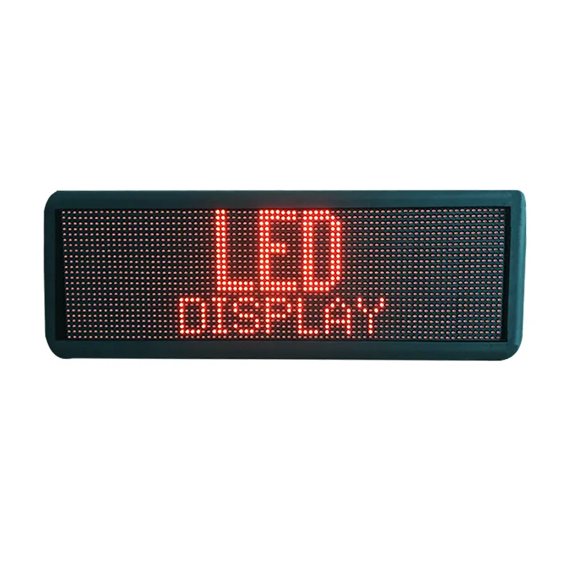 [private custom] color scrolling text p 7.62 LED strip screen 240 x 80 mm outdoor LED display panel aluminum alloy frame durable