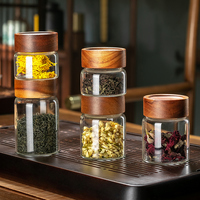 Bocaux en verre scellés Stockage en gros Verrerie de cuisine Grain Stockage des aliments Thé Grain de café Bouteille Maison Bocal de stockage en verre