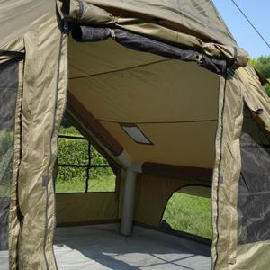 Tente de glamping de luxe portable quatre saisons résistante aux UV, installation rapide, 6,3 mètres carrés, imperméable, en coton Oxford TC gonflable - Product Image 5