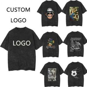 Clothing Manufacturer's Oversized Acid Washed Graphic Vintage T-<b>Shirts</b> for Men Custom Streetwear Heavyweight Men's T-<b>Shirt</b> - Product Image 1