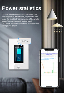 Cho thị trường USA lanbon L9 LCD thông minh chuyển đổi ánh sáng cảm biến chuyển động đơn cực 3Way cảm ứng thông minh chuyển đổi làm việc với Alexa & Google nhà - Product Image 3