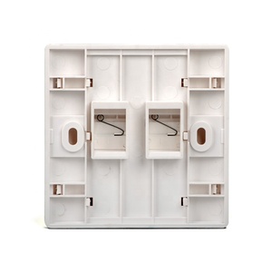 Plaque murale double port RJ45 pour réseau LAN <span class=keywords><strong>et</strong></span> téléphone, type 86, blanche, pour <span class=keywords><strong>prise</strong></span> réseau FTTH <span class=keywords><strong>fibre</strong></span> <span class=keywords><strong>optique</strong></span> - Product Image 2