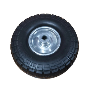 Ruedas de Hierro Fundido HS1080 de 10 Pulgadas para Carro de Transporte, Capacidad de Carga de 90 lb, Accesorios para Almacén, Personalizables OEM ODM OBM - Product Image 1