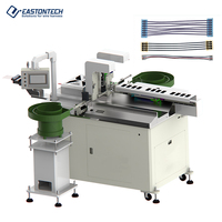 Machine à riveter automatique EW-9670 avec câble réseau, tête en cristal, sertissage et perçage de terminaux de haute précision