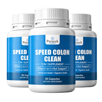 Perseek Speed Colon Clean 11-en-1 Capsules pour la Santé Intestinale Détox Naturelle du Côlon Soutien Digestif Complément Herbal Végétalien