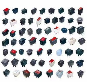 Interrupteur marin KCD1 pour bateaux avec bouton noir 3 broches SPDT argenté action marche-arrêt - Product Image 2