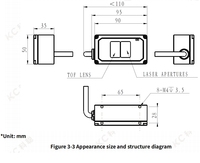 Sensor de Reconocimiento Visual de Palés para Montacargas AGV, Sensor Óptico de Visión 3D ITOF, Sensor de Reconocimiento Visual de Palés con Luz