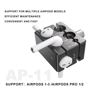 Soporte para Auriculares MIJING AP-11 para EarPods 1/<span class=keywords><strong>2</strong></span>/3 <span class=keywords><strong>Pro</strong></span> 1/<span class=keywords><strong>2</strong></span>, Cubierta de Repuesto para Batería, Herramienta para Extraer Micrófono, Clip de Reparación de Auriculares - Product Image 3