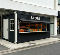 MAISON PREFABRIQUÉE EN KIT ET MAISON CONTENEUR POUR MAGASIN TEMPORAIRE ET BUREAU