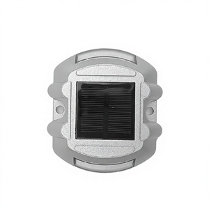 Luces Solares para Muelles, Luces Solares para Entradas de Vehículos, Luces LED de Aluminio Impermeables para Exteriores, Tachuelas para Caminos, Jardines, Pasillos, Escalones y Bordes de Terraza - Product Image 1