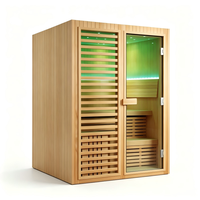 Cabine de sauna intérieure haut de gamme, construite sur mesure pour les centres de villégiature de luxe et les villas privées, fabricant de salles de sauna modernes en bois de Chine