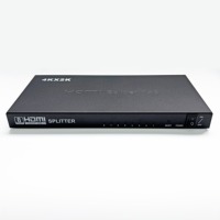 Divisor HDMI 4Kx2K UHD 1x4, 1 Entrada 4 Salidas, Divisor de Audio y Video HDMI 1.4 3D para HDTV, DVD, PS3, TV, Monitor