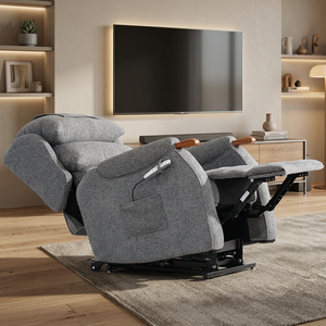 Sofá Reclinable Eléctrico Multifuncional de Lujo Moderno con Doble Motor y Gravedad Cero, con Ruedas Móviles para Sala de Estar - Product Image 3