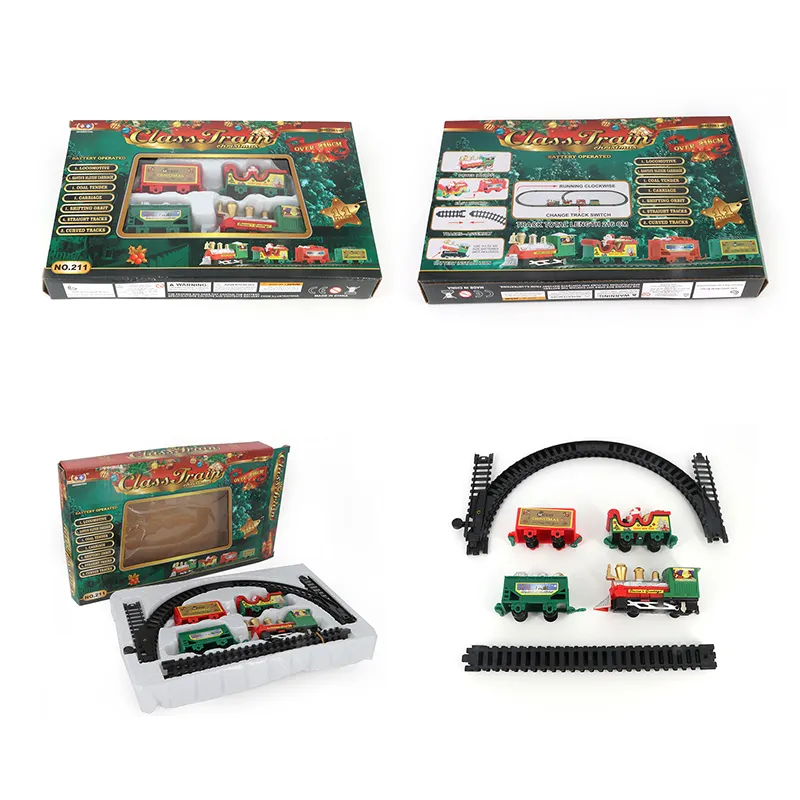 Niedriger Preis Kinder Zug Slot Spielzeug Electric Track Zug Auto Spielzeug Weihnachts geschenke für Kinder